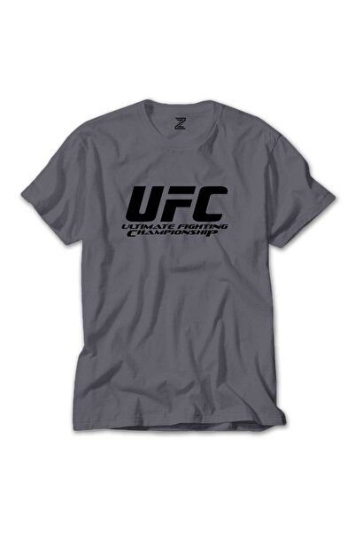CrowsGate Μπλουζάκι UFC LOGO Ultimate Championship σε γκρι χρώμα