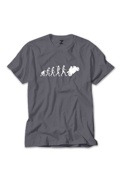 Z zepplin Μοτοσικλέτα Evolution Grey T-Shirt