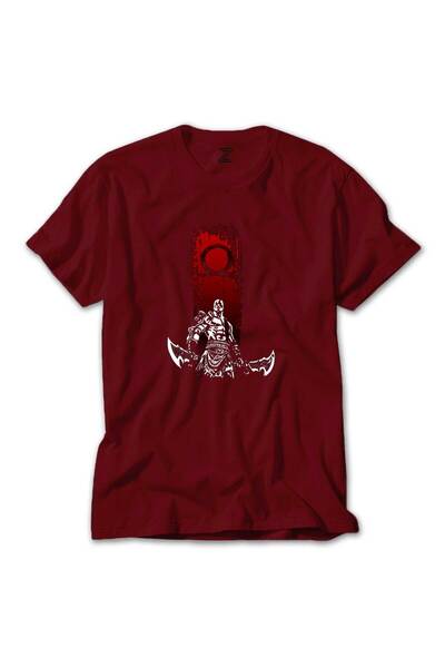 CrowsGate Tricou God Of War Kratos în culoarea leului, culoare roșie, mărimea...