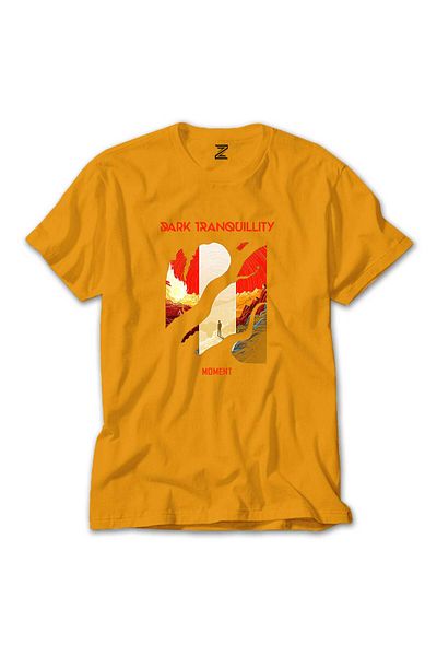 Z zepplin Κίτρινο T-shirt Dark Tranquillity Moment