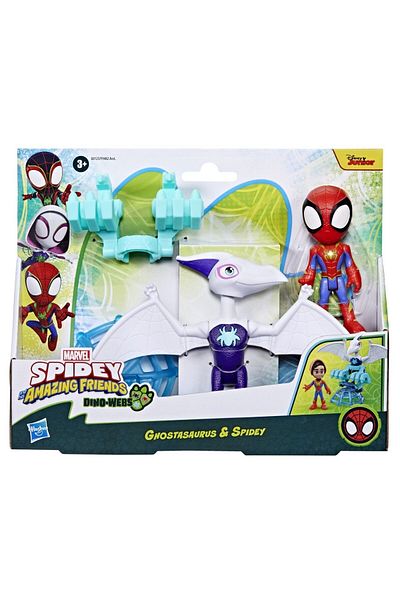 Hasbro Marvel Spidey And His Amazing Friends Dino-Webs Ghostasaurus & Spidey G0123