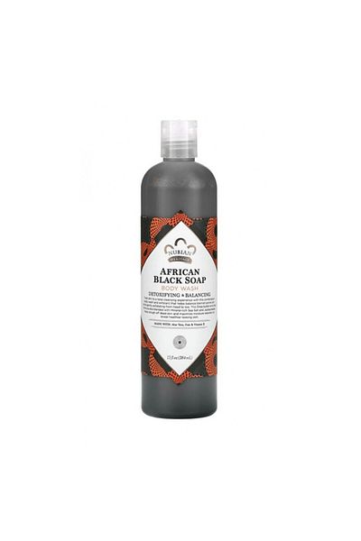 Nubian Heritage African Black Soap Body Wash - 384 ml