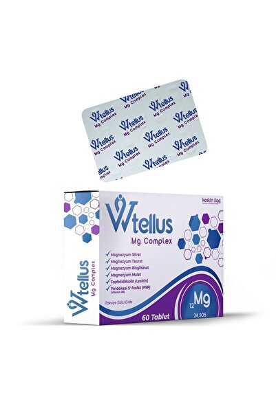 KESKİN İLAÇ Wtellus Mg Complex Magnezyum Kompleksi,fosfotidilkolin,vitamin B6...