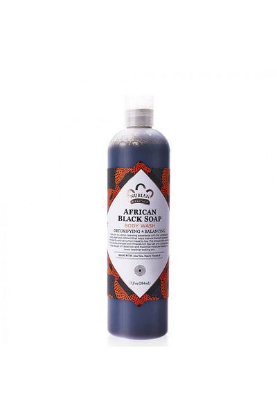 Nubian Heritage Body Wash African Black Soap 13 fl oz (384 ml)
