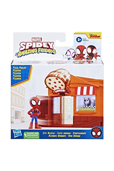 Hasbro SPIDEY PRIETENII EXTRAORDINARI CITY BLOKS SET DE CONSTRUCTIE PIZZERIE