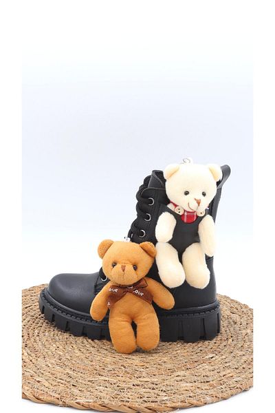 Moda Lime Κοριτσίστικες χειμερινές μπότες Panda - Καθημερινές ορθοπεδικές σόλες Teddy Bear Boots