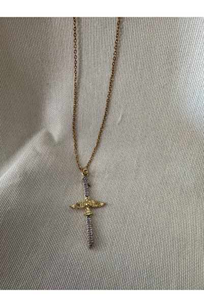 bijux by mrv Anka Kuşu Kılıç Taşlı Kolye