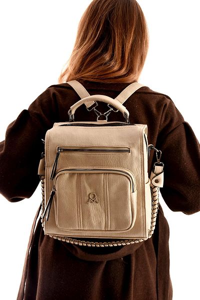 H&D COLLECTİON Α+Α ποιότητας μαλακό δέρμα κατάλληλο και για τσάντα πλάτης και ώμου για άνδρες - 646