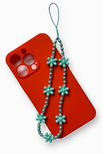 nftart.design Flower Beaded Wrist Phone Strap