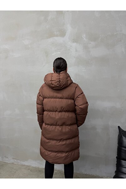 La Querta Μακρύ πουπουλένιο παλτό διπλής όψης - Κανονική εφαρμογή