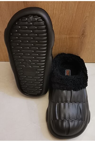 Akınal Bella Akınalbella Καθημερινές Χειμερινές Παντόφλες Ορθοπεδικές Μαύρες Γυναικείες