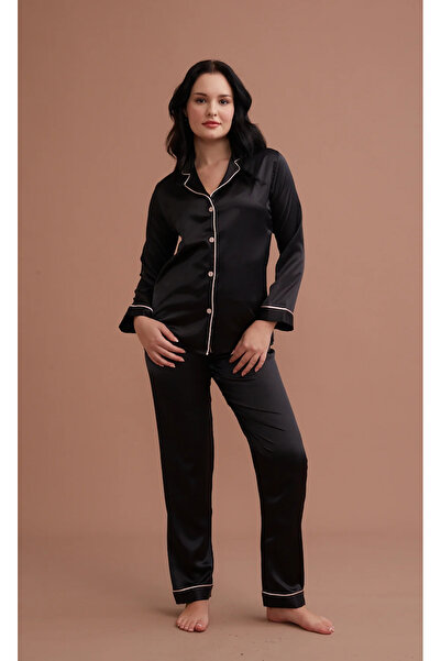 Marpessa Жіночий комплект піжами з довгими рукавами та коміром