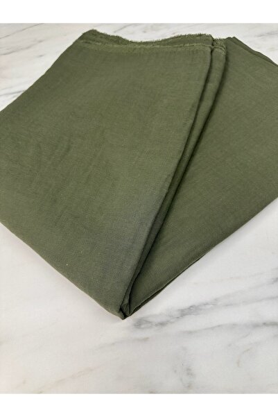 ipekkumaş Haki Yüzde Yüz Pamuklu Çift Kat Elbiselik Müslüm Kumaş Ürünümüz Adet Olarak Satılır 1 Adet 1 Metre