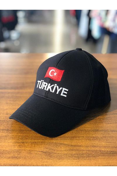 Lost Turkey Embroidered Unisex Cotton Cap Hat
