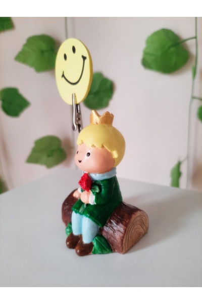 melora Küçük Prens-2 Not Tutucu Metal Kıskaçlı Notluk Not Tutacağı little prince prens fotoğraf tutucu