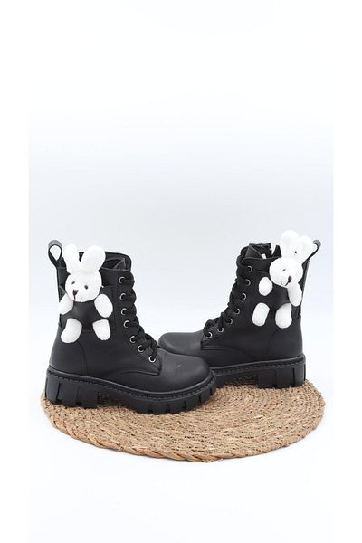 Moda Lime Καθημερινή ορθοπεδική σόλα Teddy Bear Boots Παιδικές χειμερινές μπότες για κορίτσια Παιδικά παπούτσια Παιδικά χειμερινά λευκά μποτάκια κουνελιού