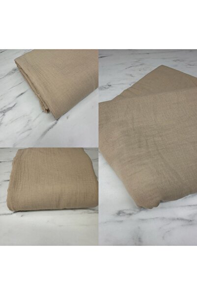 ipekkumaş Krem Yüzde Yüz Pamuklu Çift Kat Elbiselik Müslüm Kumaş Ürünümüz Adet Olarak Satılır 1 Adet 1 Metre