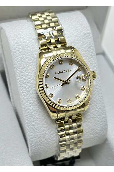 Quantum Gold Renk Çelik Kordon Kadın Kol Saati