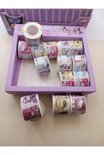 Meyra Accessories sanrio kawaii rulo sticker (100) adet sticker son derece ta...