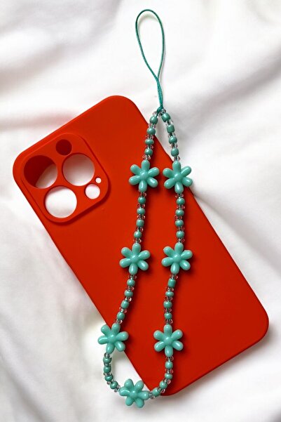 nftart.design Flower Beaded Wrist Phone Strap