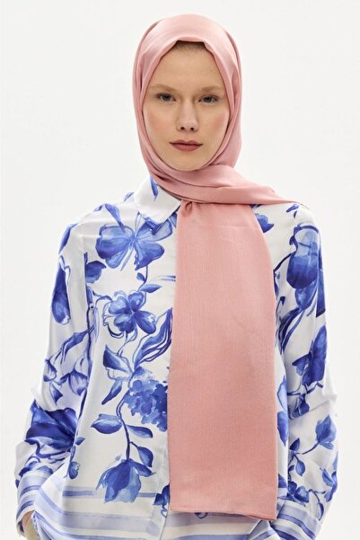 hijabchi Rochie de seara stralucitoare si matasoasa Janjan Shawl - Pudra