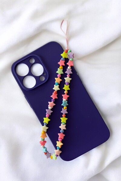 nftart.design حزام هاتف معصم ملون مطرز بالنجوم متوافق