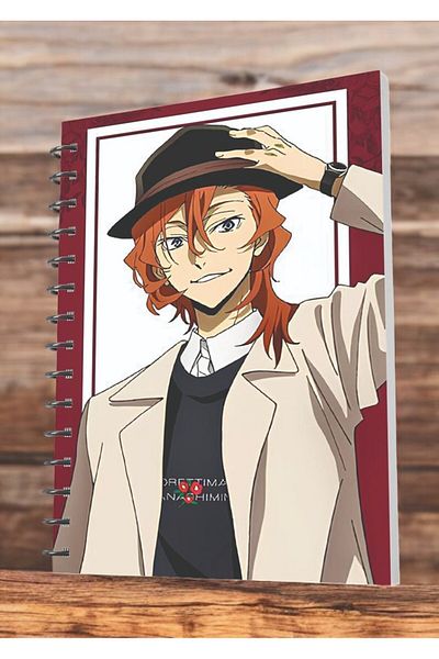 nihonwosekai Bungou Stray Dogs A5 Size Anime Spiral Notebook 50 Sheets