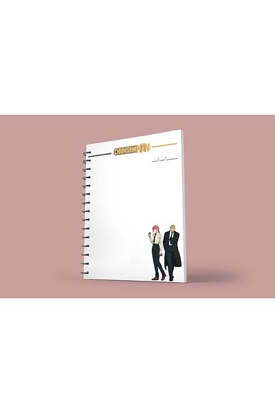 nihonwosekai Chainsaw Man A5 Size Anime Spiral Notebook 50 Sheets