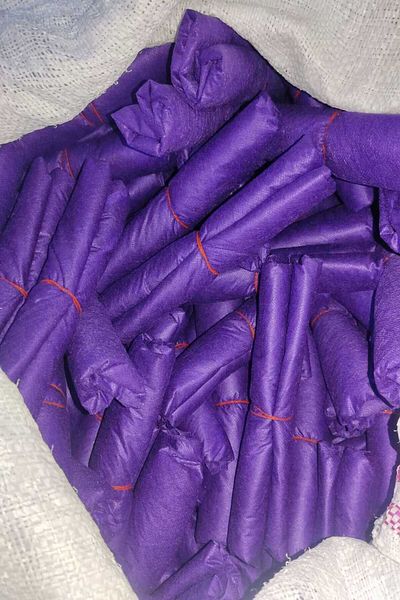 GantGuard Purple 80X220 cm Elastic Mattress Protector Stretcher - 10 Pieces