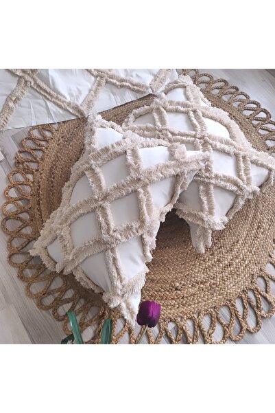 Kubrahobi Bohem koltuk yatak örtüsü tek kişilik pike el işlemesi