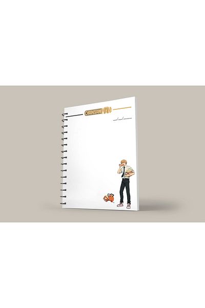 nihonwosekai Chainsaw Man A5 Size Anime Spiral Notebook 50 Sheets