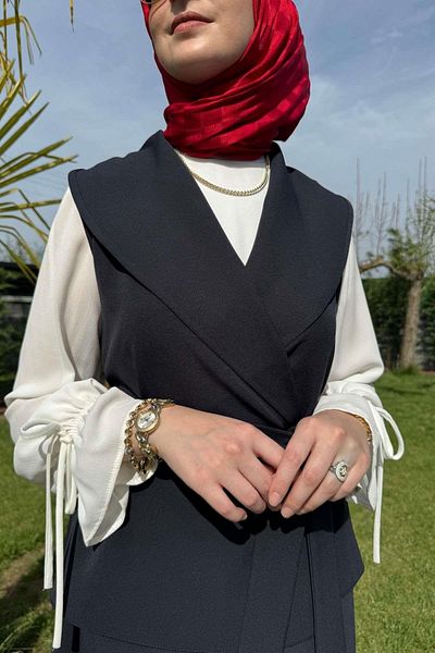 Rabia Şamlı Bow Shirt