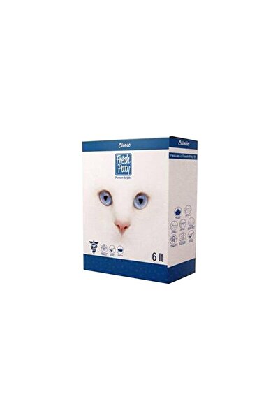 HEKTAŞ Fresh Paty Clinic Süper Emici Özellikli Topaklaşan Kedi Kumu 6 Lt 2 Adet