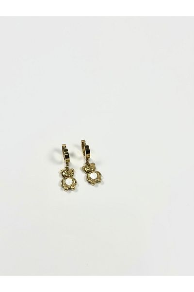 Store 316LBEAR أقراط ذهبية