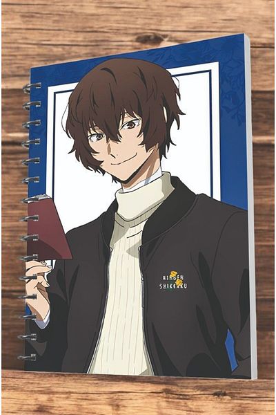 nihonwosekai Bungou Stray Dogs A5 Size Anime Spiral Notebook 50 Sheets