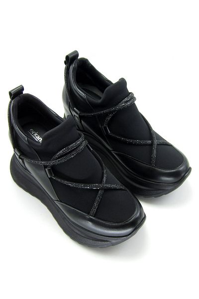 Erkan Saçmacı Pantofi casual Arsenie Black Hidden Wedge