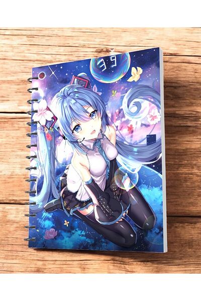 nihonwosekai Hatsune Miku A5 Boy Anime Spiral Notebook 50 Sheets