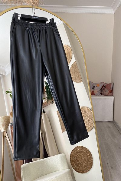 İstangül Butik Special Production Full Lycra Myron Leather Trousers