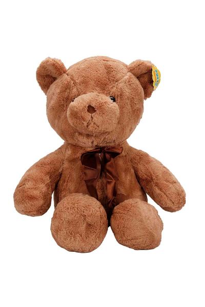Sunman Brown Plush Bear with Ribbon - 45 cm 47705