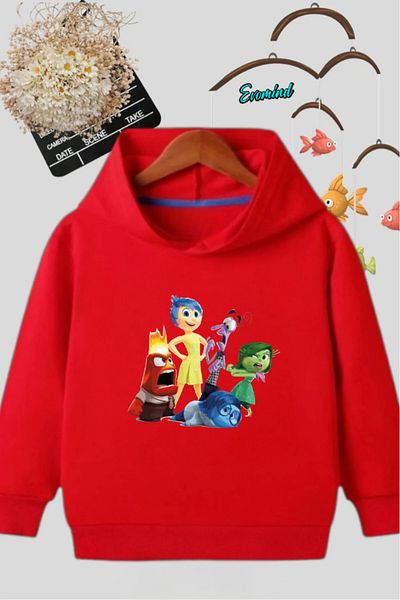 Evomind Children's Printed Hooded Sweatshirt