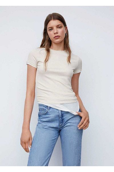 MANGO Woman Tricou cu două straturi
