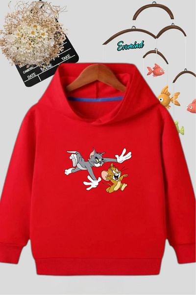 Evomind Children's Printed Hooded Sweatshirt