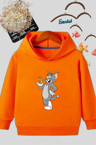 Evomind Children's Printed Hooded Sweatshirt
