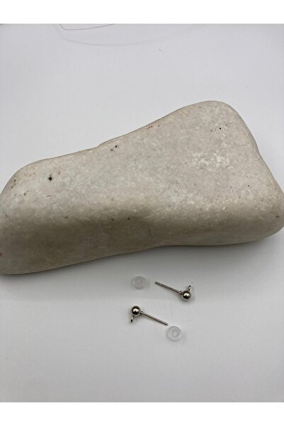 TAKİBUTİGİNİZ Gümüş Kaplama Top Küpe Aparatı