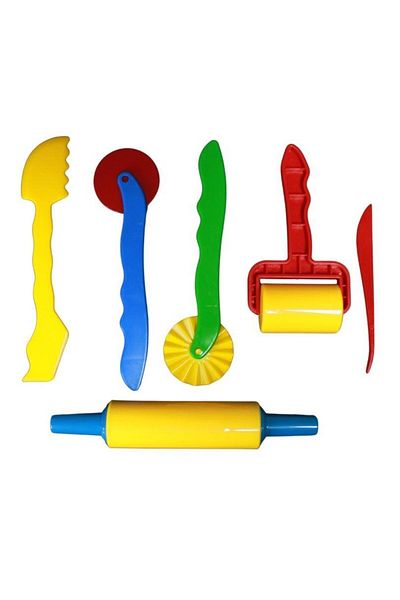 Bubu 6 Piece Roller Play Dough Mold Set - 00002