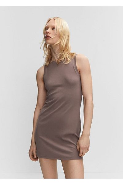 MANGO Woman Rochie scurtă din tricot