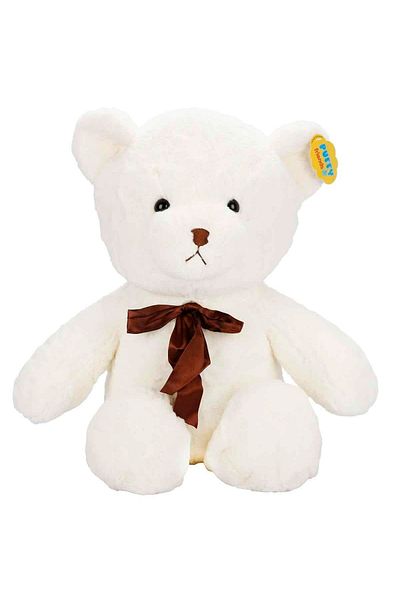 Sunman Cream Colored Plush Bear with Ribbon - 45 cm 47705