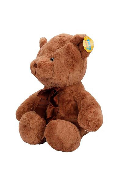 Sunman Brown Plush Bear with Ribbon - 45 cm 47705