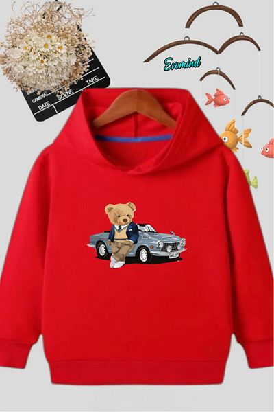 Evomind Children's Printed Hooded Sweatshirt