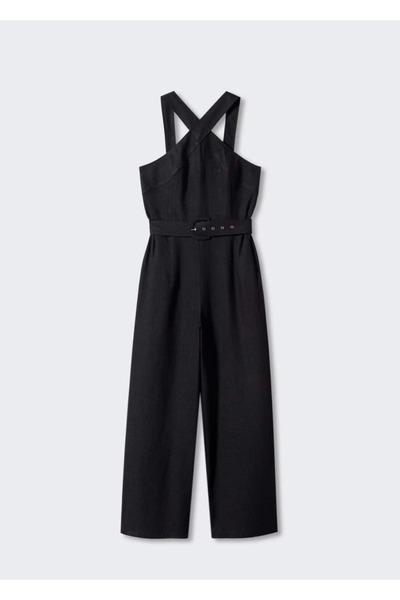 MANGO Woman Halter yaka belli tulum